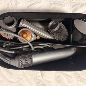 Dyson Hair Styling Kit in Silver and Orange